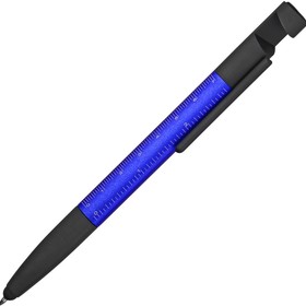 Ручка-стилус металлическая шариковая многофункциональная (6 функций) «Multy», синий