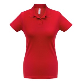 Рубашка поло женская ID.001 красная