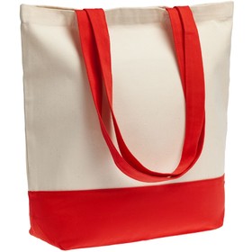 Холщовая сумка Shopaholic, красная